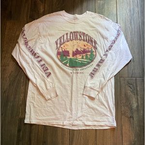 yellowstone national park long sleeve tee